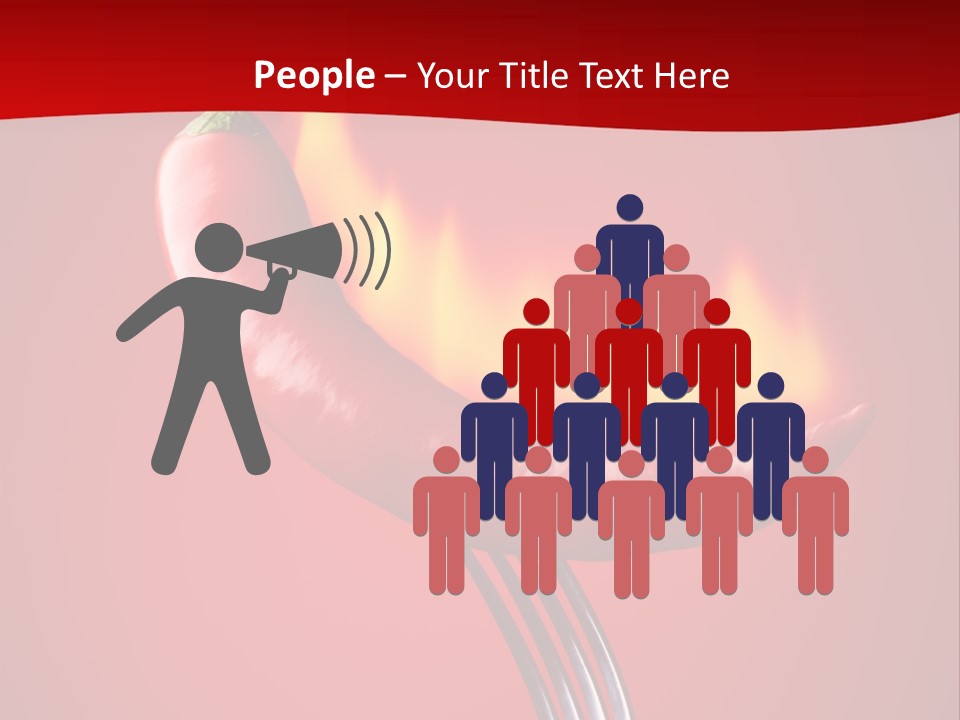 Plant Chili Fire PowerPoint Template