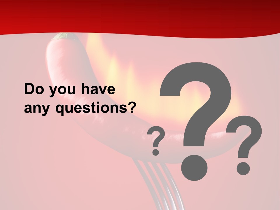 Plant Chili Fire PowerPoint Template