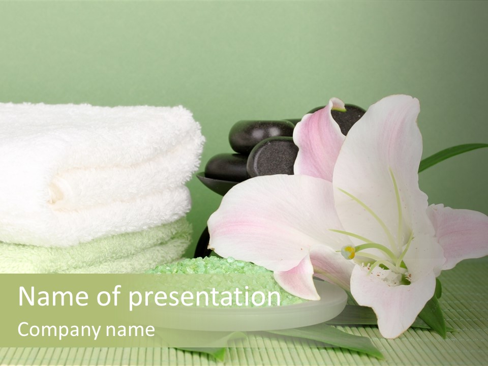 Home Healthy Cosmetics PowerPoint Template