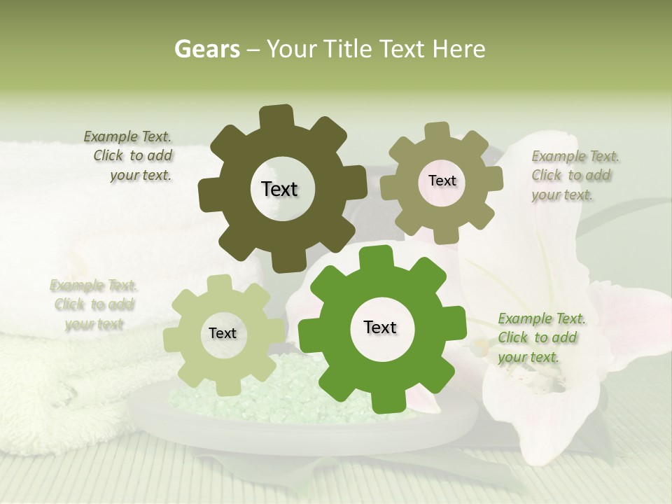 Home Healthy Cosmetics PowerPoint Template