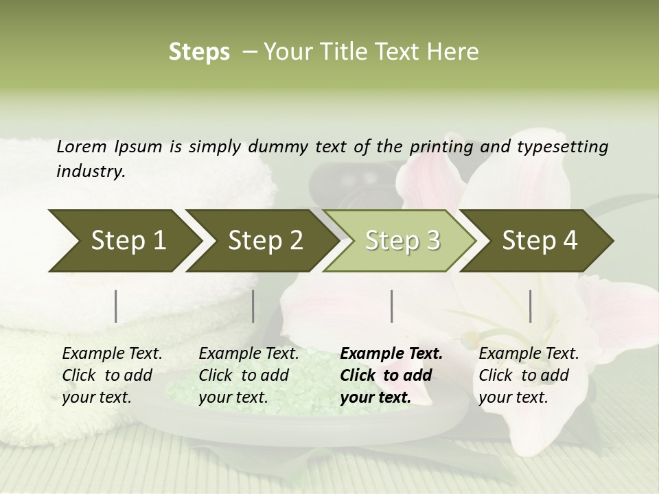 Home Healthy Cosmetics PowerPoint Template