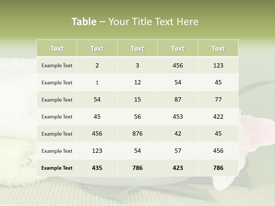 Home Healthy Cosmetics PowerPoint Template