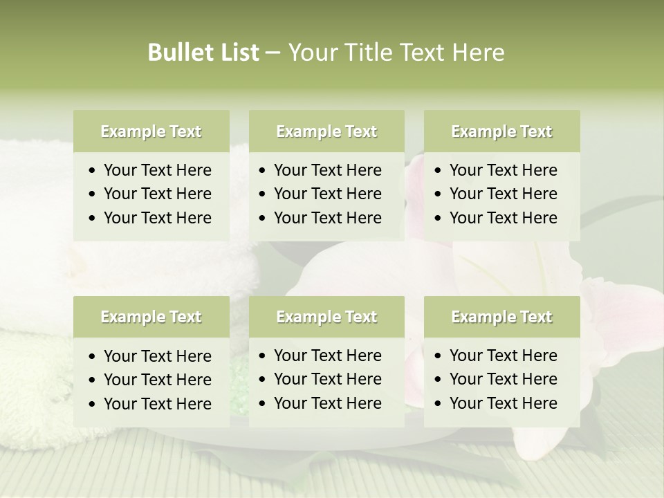 Home Healthy Cosmetics PowerPoint Template