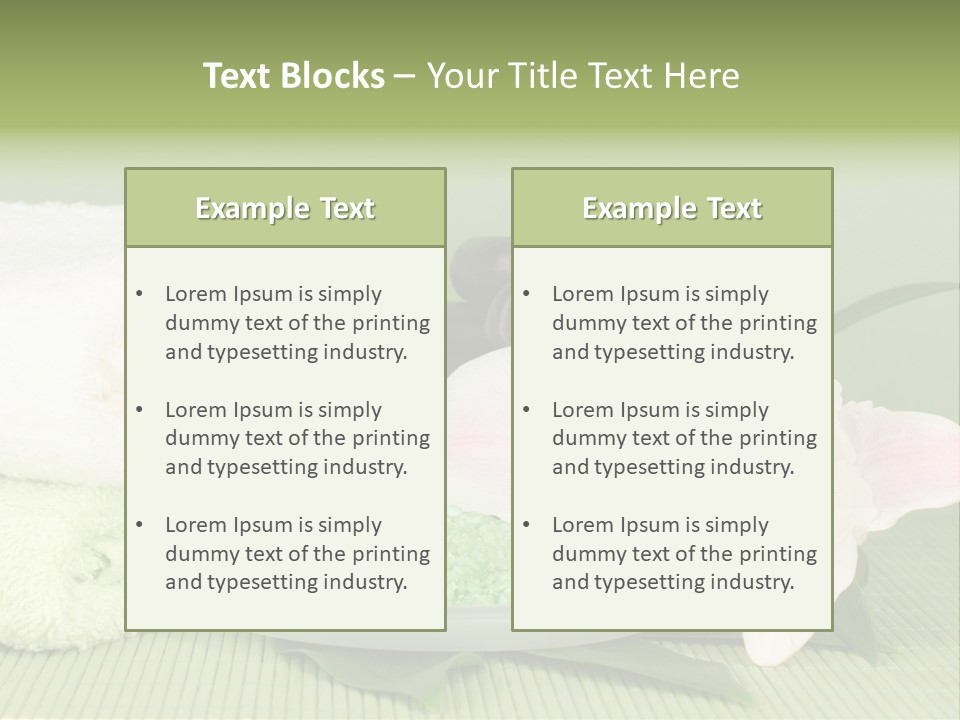 Home Healthy Cosmetics PowerPoint Template