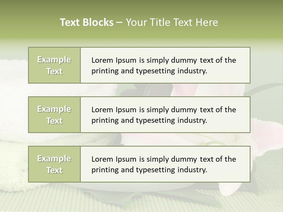 Home Healthy Cosmetics PowerPoint Template