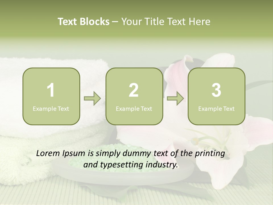 Home Healthy Cosmetics PowerPoint Template