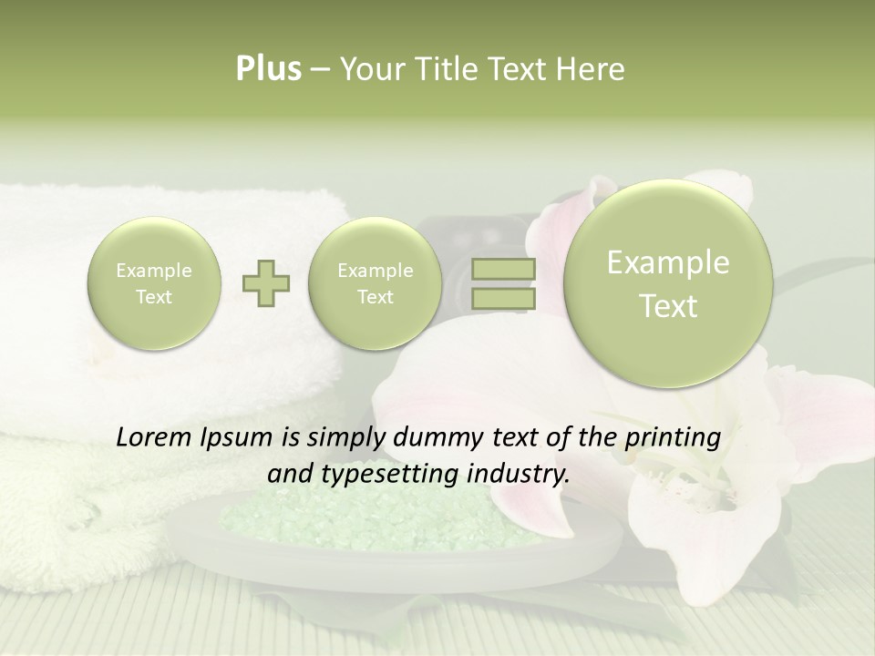 Home Healthy Cosmetics PowerPoint Template