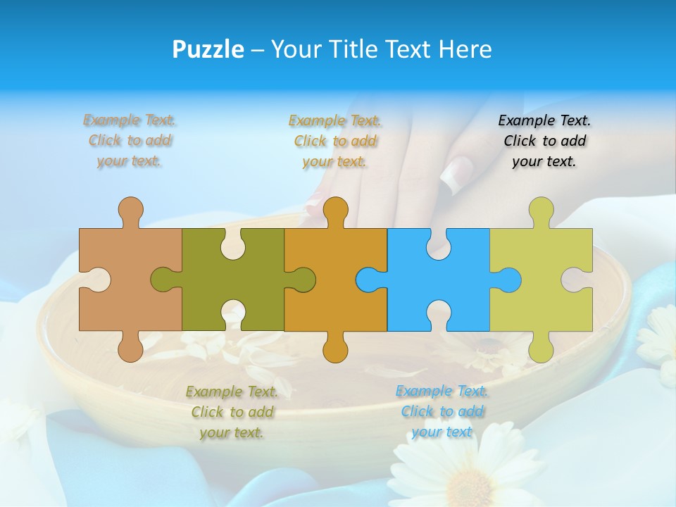 Petal Salon Wet PowerPoint Template