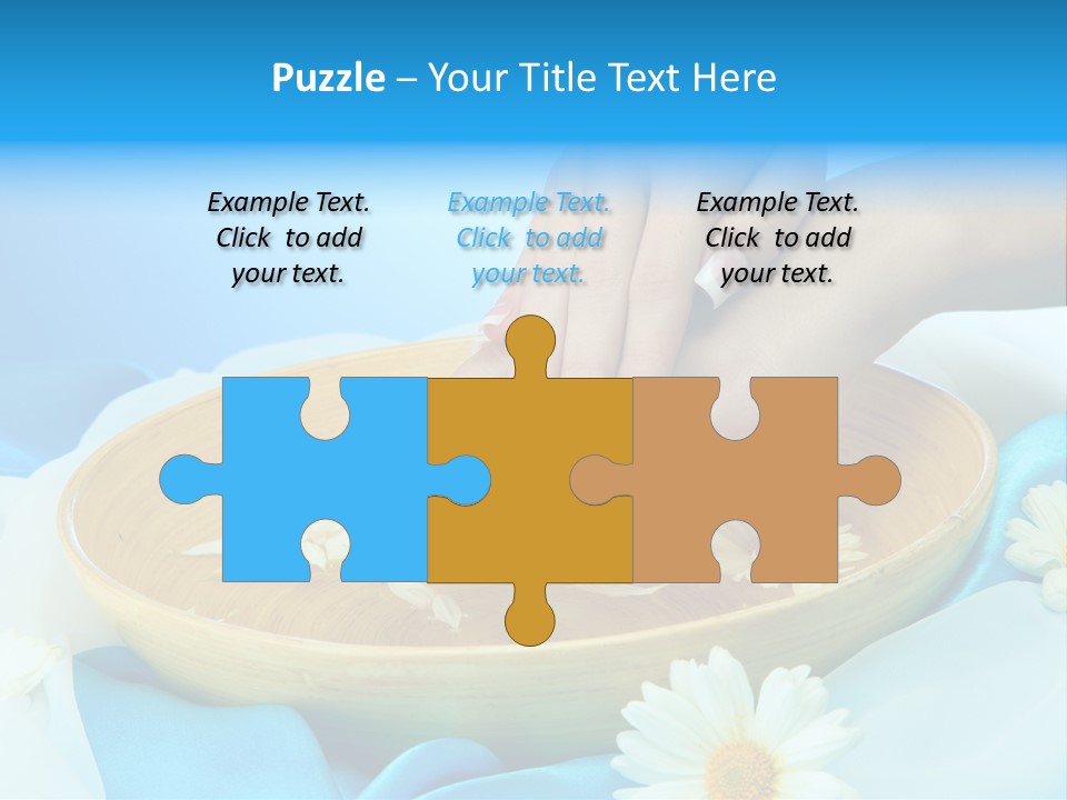 Petal Salon Wet PowerPoint Template