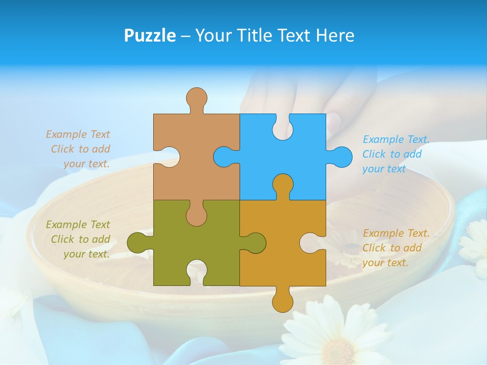 Petal Salon Wet PowerPoint Template