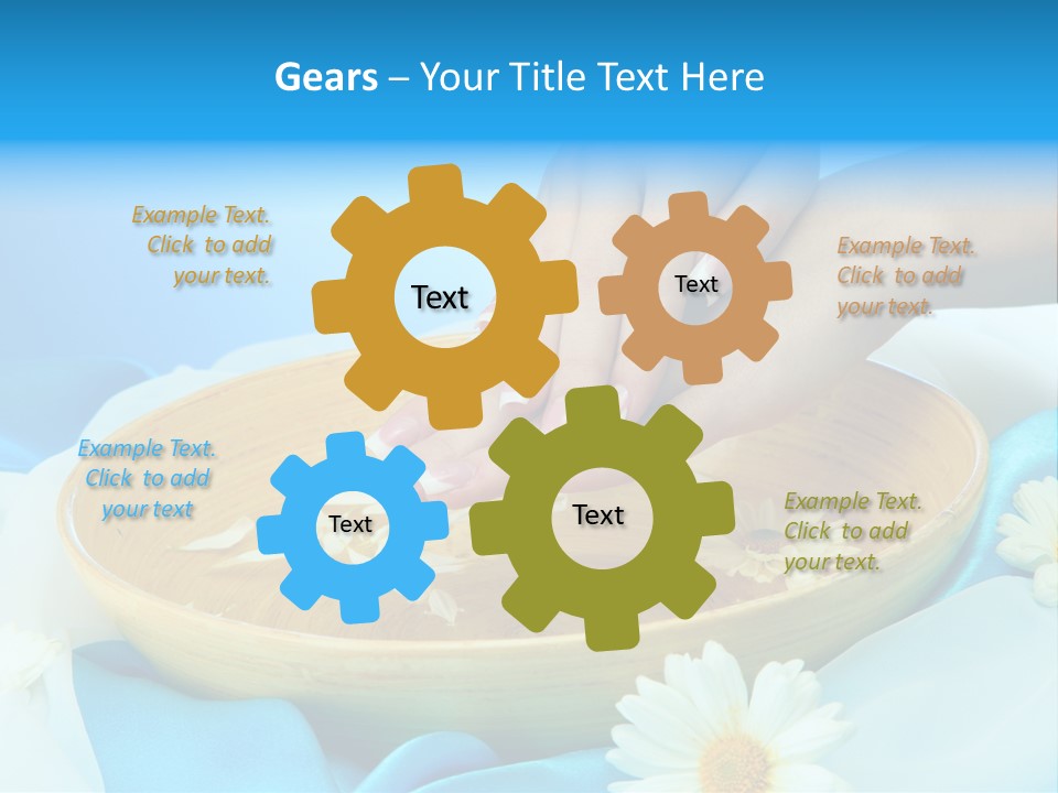 Petal Salon Wet PowerPoint Template