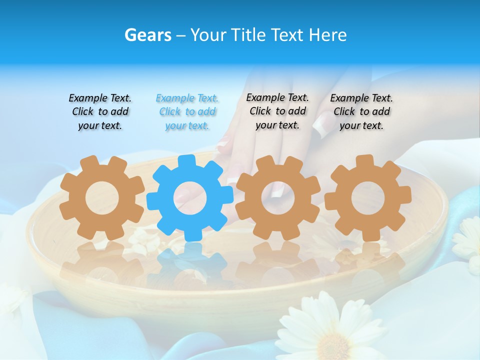 Petal Salon Wet PowerPoint Template