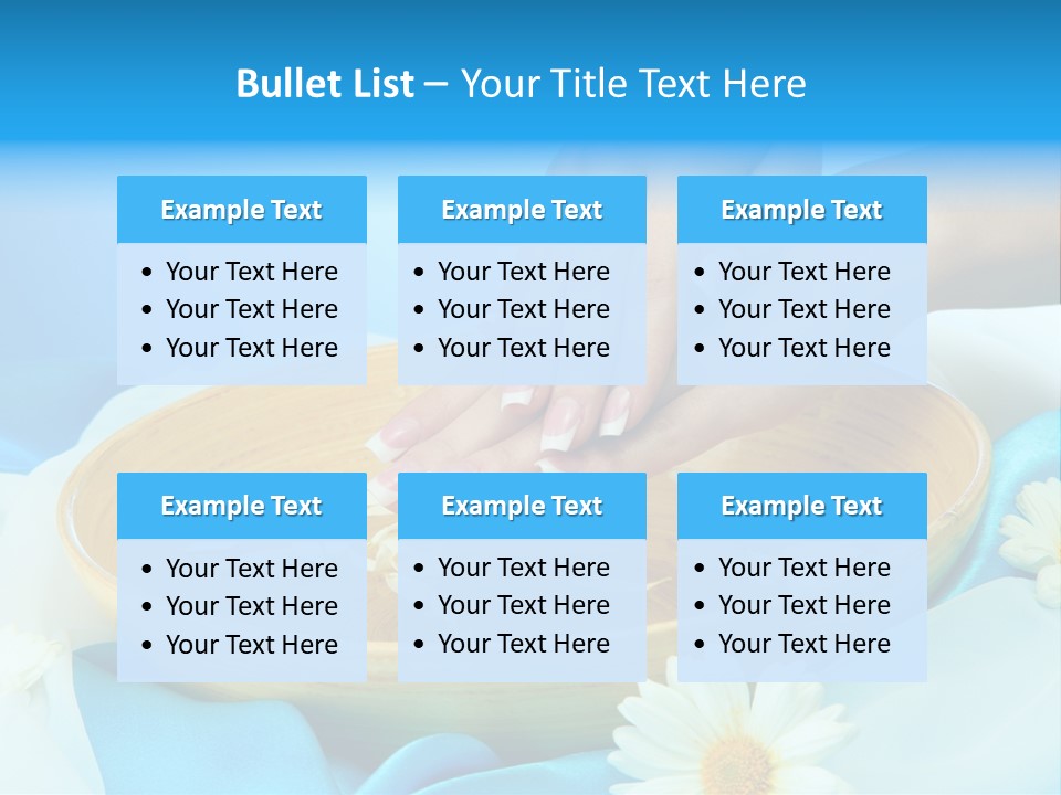 Petal Salon Wet PowerPoint Template