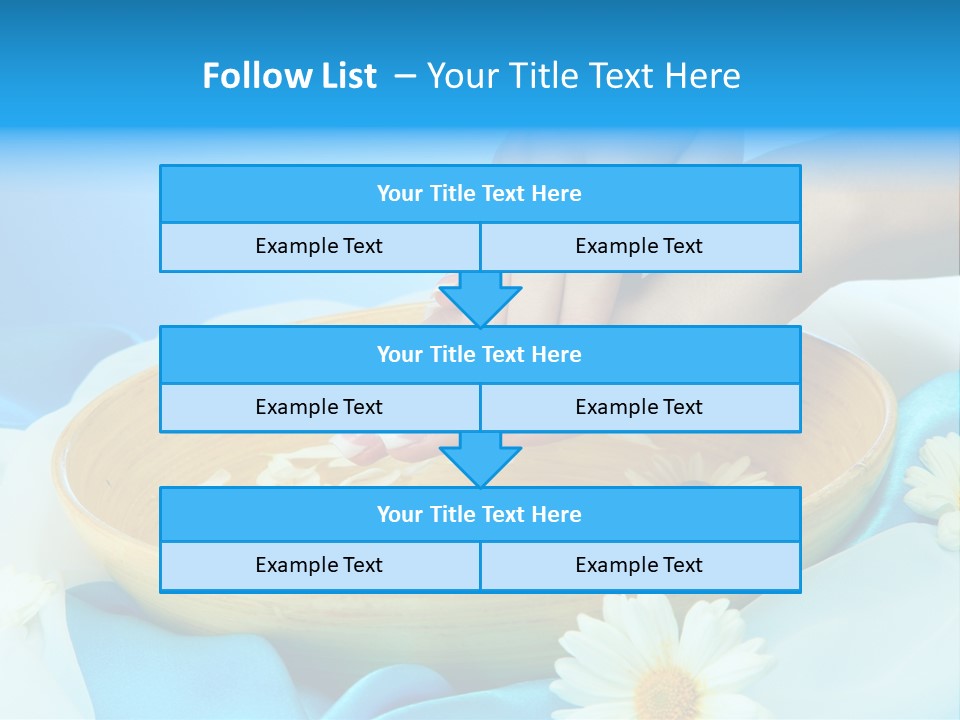 Petal Salon Wet PowerPoint Template