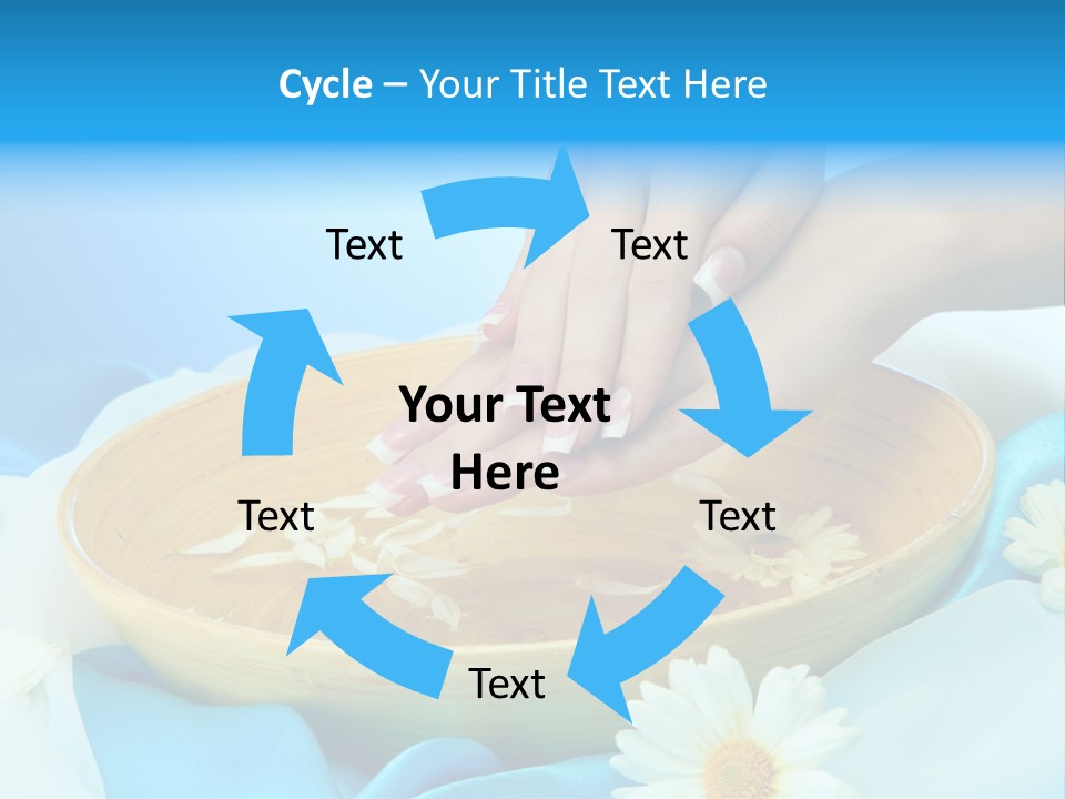 Petal Salon Wet PowerPoint Template