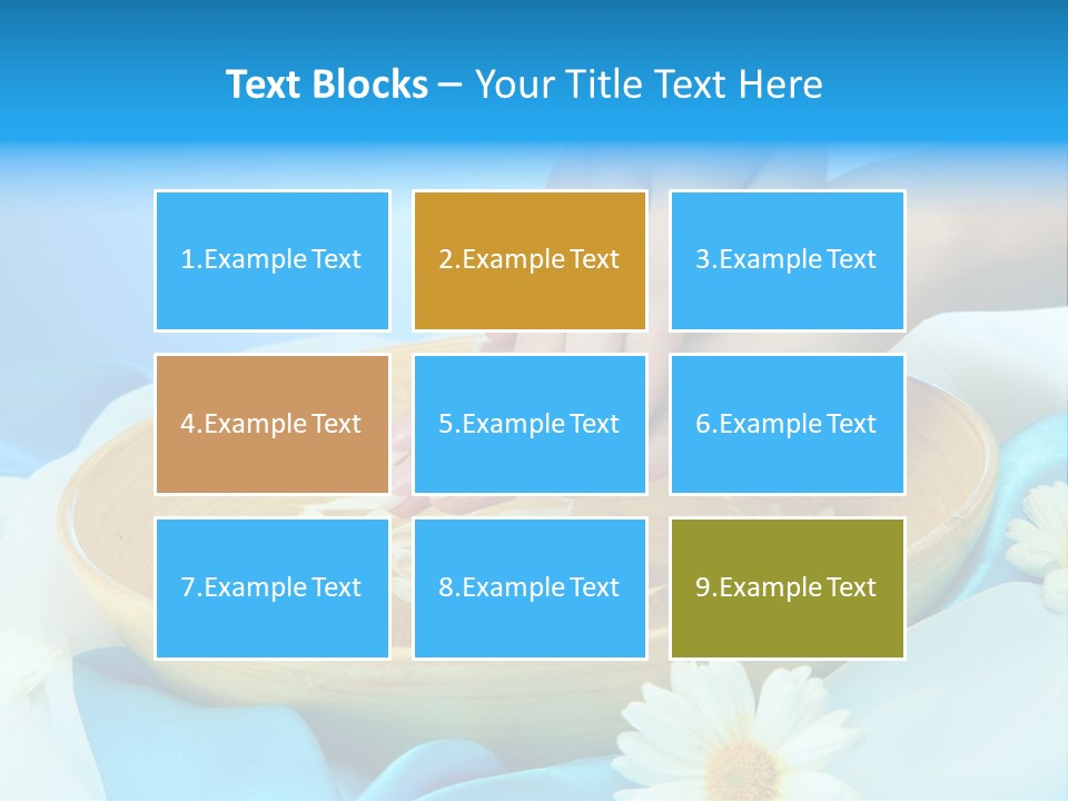 Petal Salon Wet PowerPoint Template