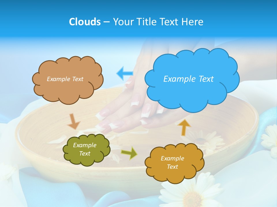 Petal Salon Wet PowerPoint Template