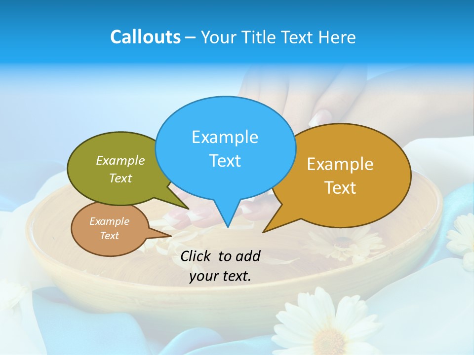 Petal Salon Wet PowerPoint Template
