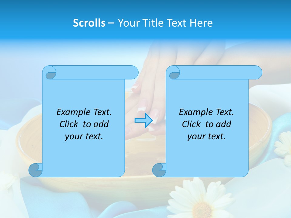 Petal Salon Wet PowerPoint Template