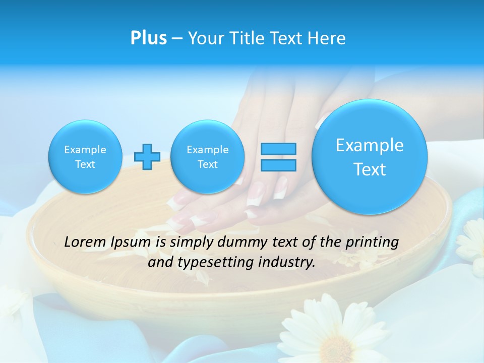 Petal Salon Wet PowerPoint Template