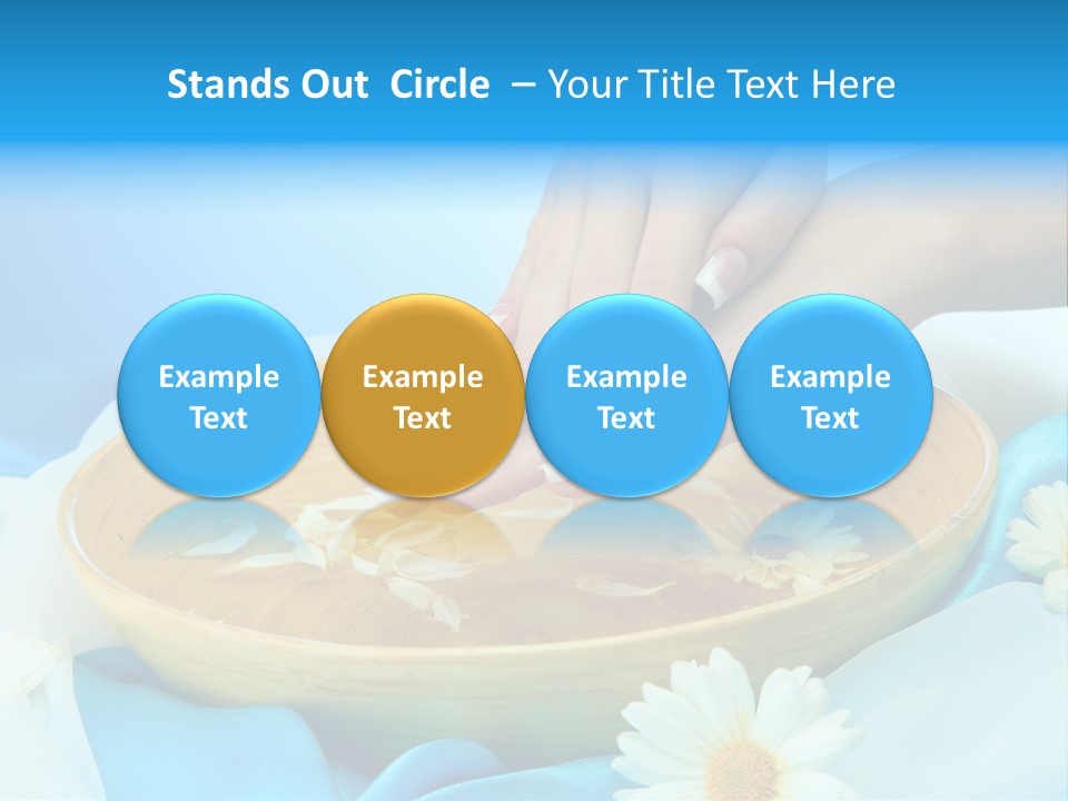 Petal Salon Wet PowerPoint Template