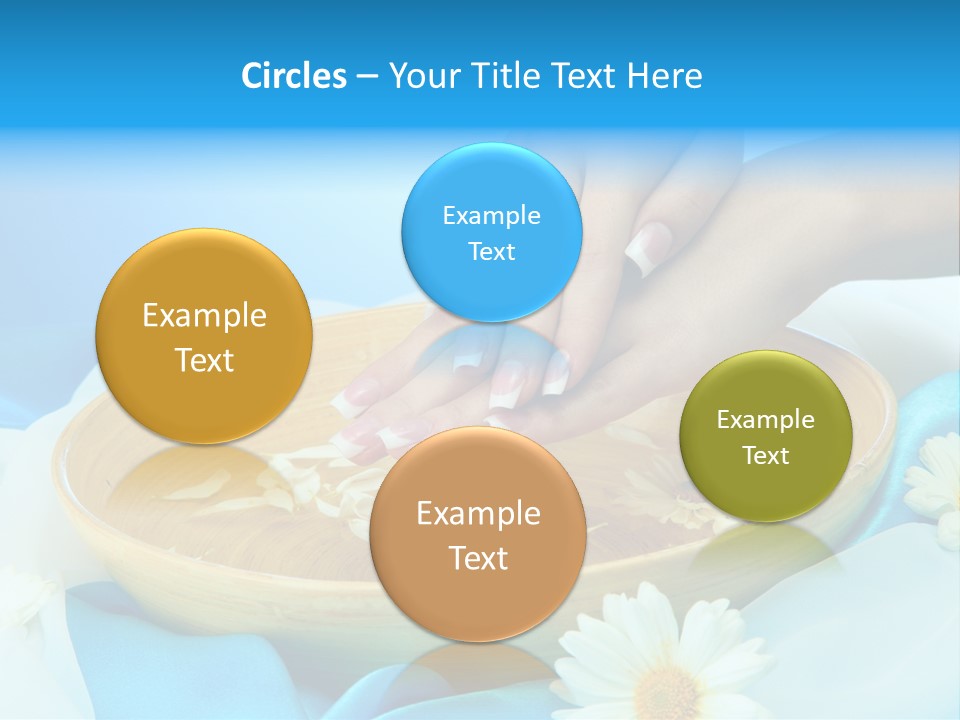 Petal Salon Wet PowerPoint Template