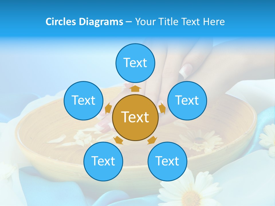 Petal Salon Wet PowerPoint Template