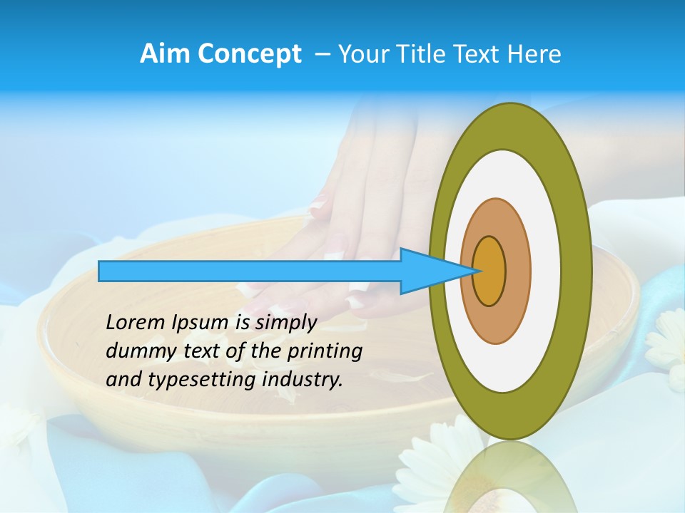 Petal Salon Wet PowerPoint Template