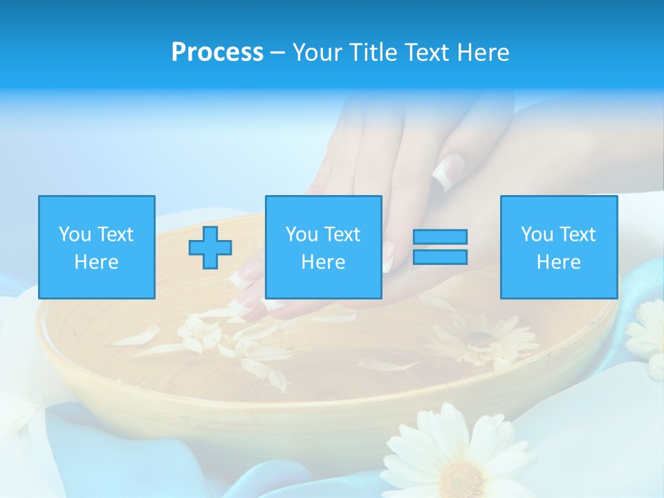 Petal Salon Wet PowerPoint Template