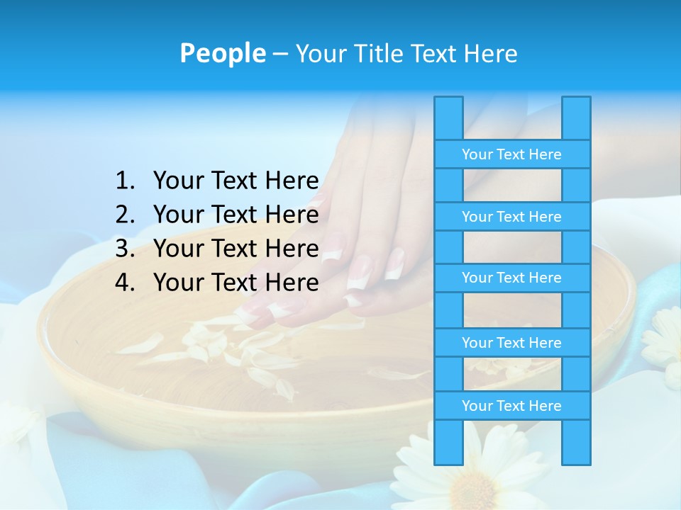Petal Salon Wet PowerPoint Template