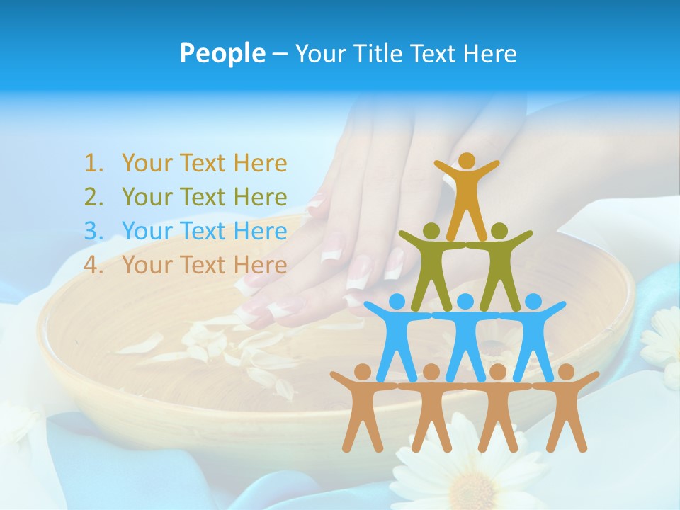 Petal Salon Wet PowerPoint Template