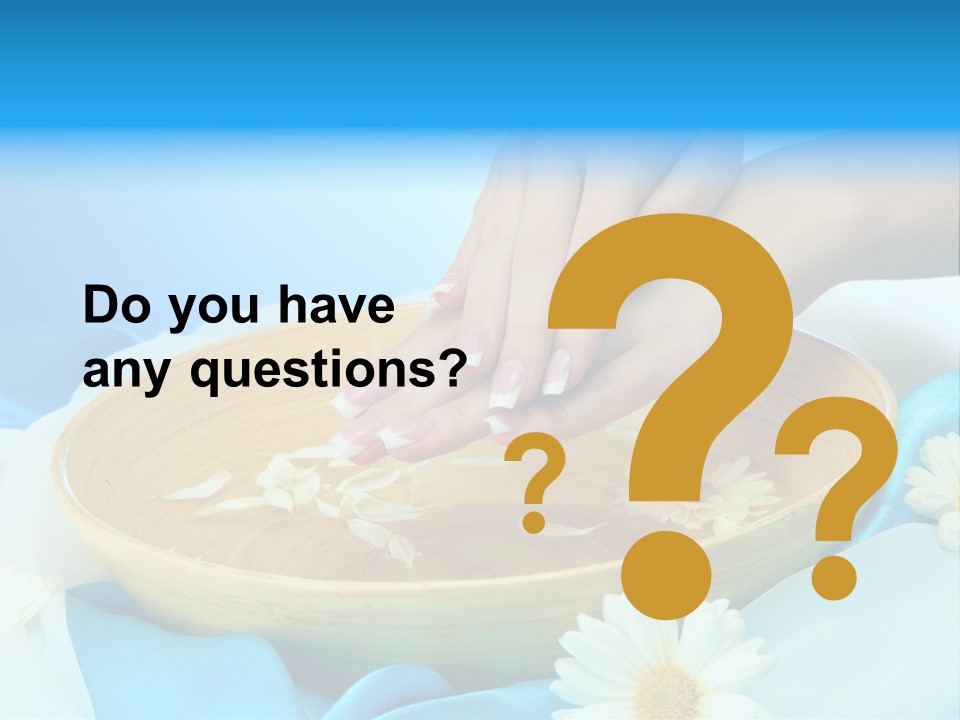 Petal Salon Wet PowerPoint Template