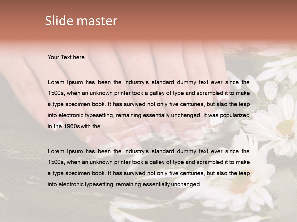 Delicate Treatment Massage PowerPoint Template