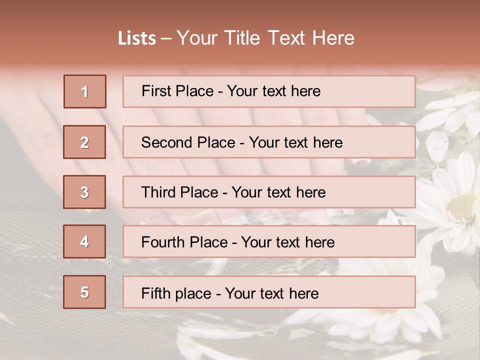 Delicate Treatment Massage PowerPoint Template