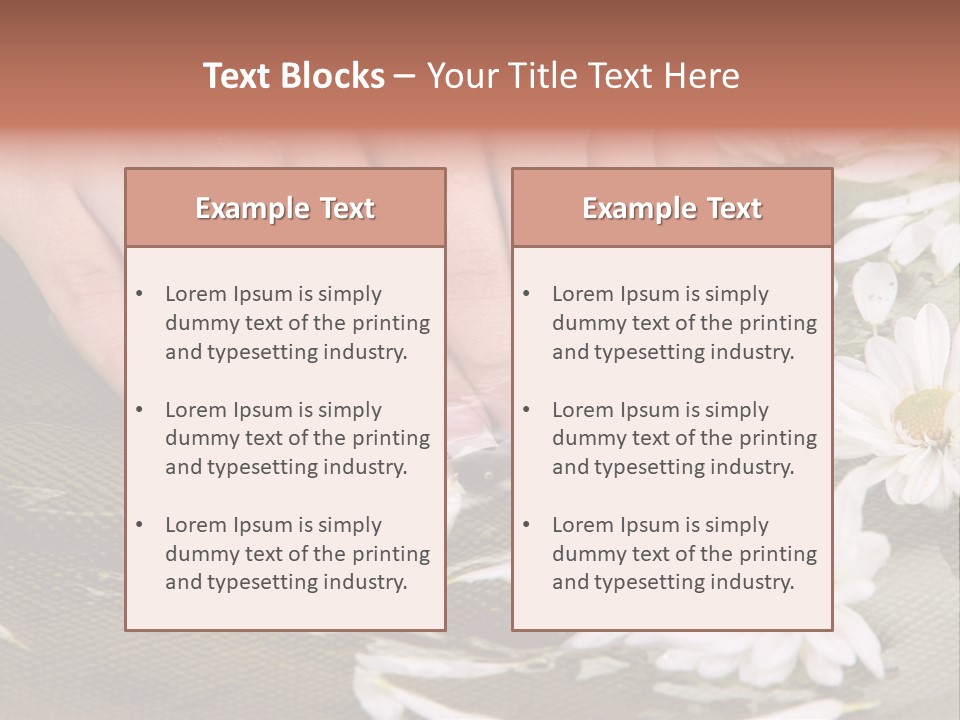 Delicate Treatment Massage PowerPoint Template
