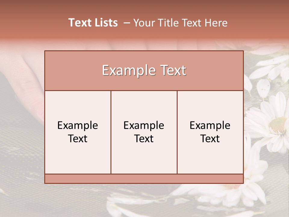 Delicate Treatment Massage PowerPoint Template
