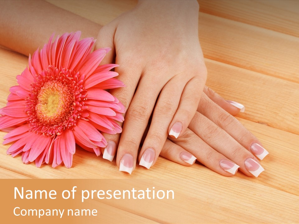 Hygiene Finger Color PowerPoint Template