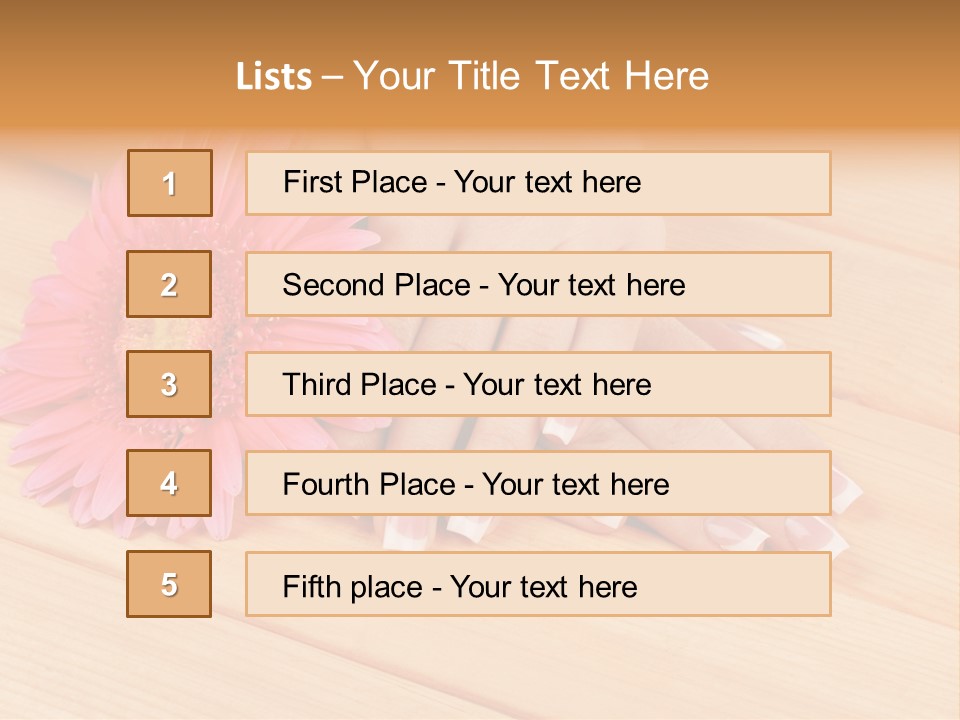 Hygiene Finger Color PowerPoint Template