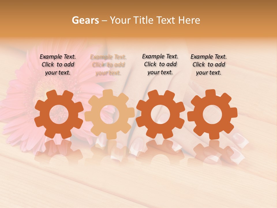 Hygiene Finger Color PowerPoint Template