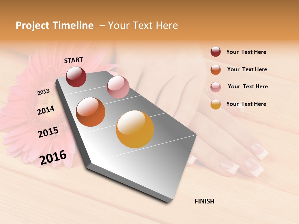 Hygiene Finger Color PowerPoint Template