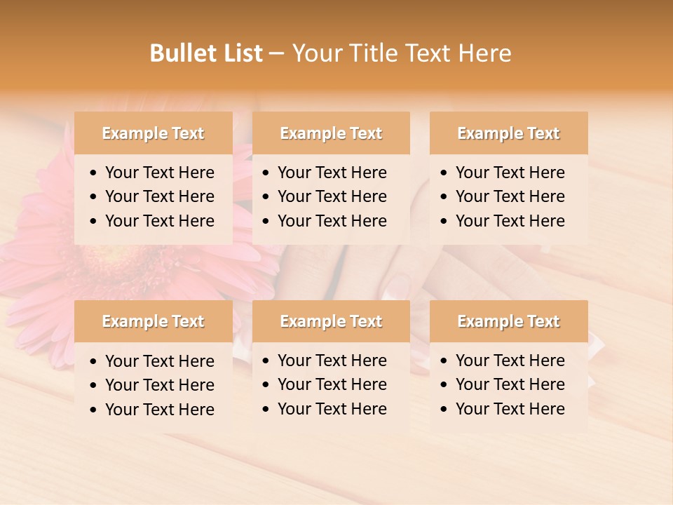 Hygiene Finger Color PowerPoint Template