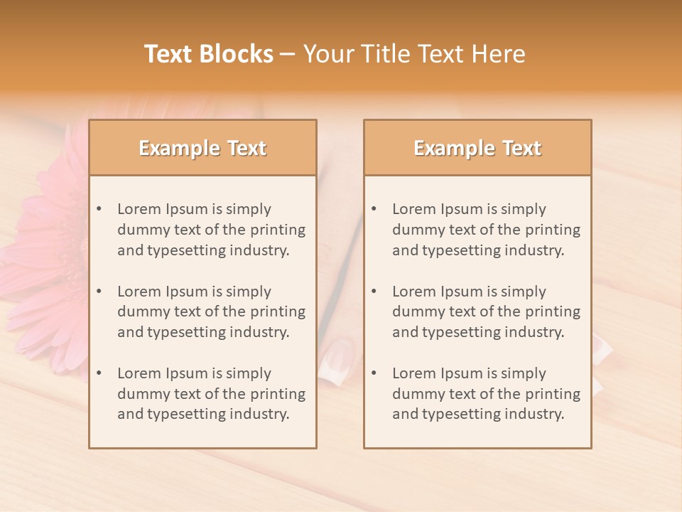 Hygiene Finger Color PowerPoint Template