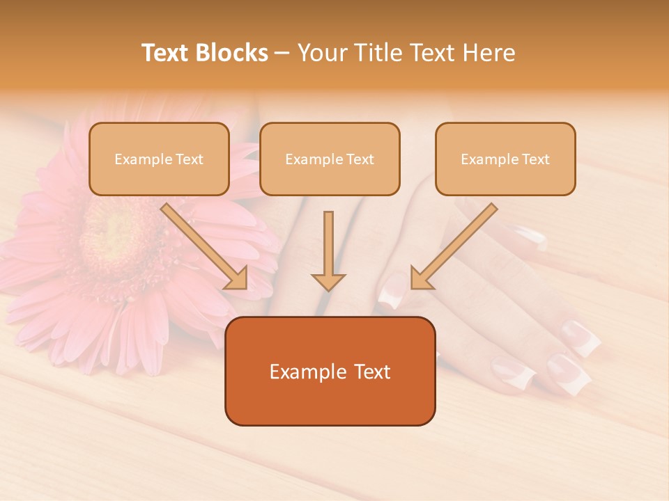 Hygiene Finger Color PowerPoint Template