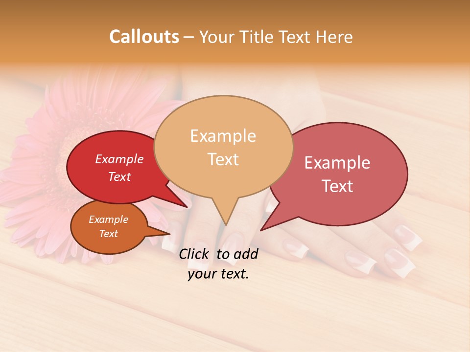 Hygiene Finger Color PowerPoint Template