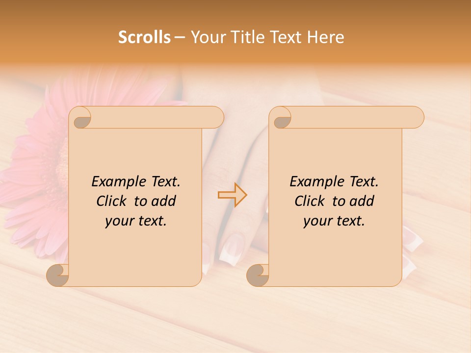 Hygiene Finger Color PowerPoint Template