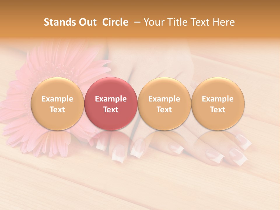 Hygiene Finger Color PowerPoint Template