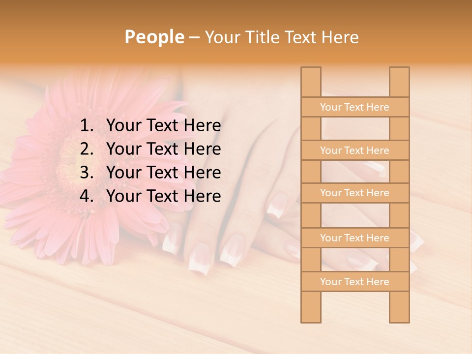 Hygiene Finger Color PowerPoint Template
