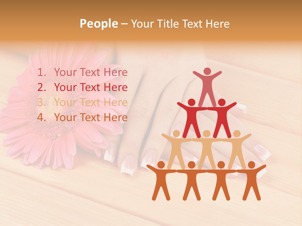 Hygiene Finger Color PowerPoint Template