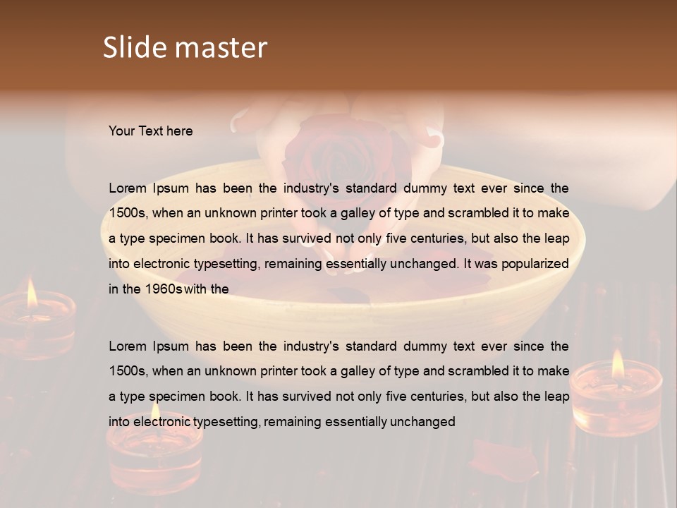 Salon Natural Skin PowerPoint Template