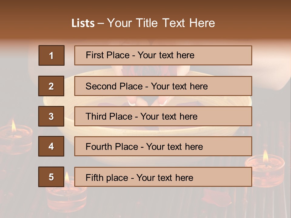 Salon Natural Skin PowerPoint Template